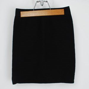 F & F - Nylon Stretch Mini Skirt - Black